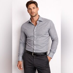 Calvin Klein - Non Iron Slim Fit Dress  Shirt